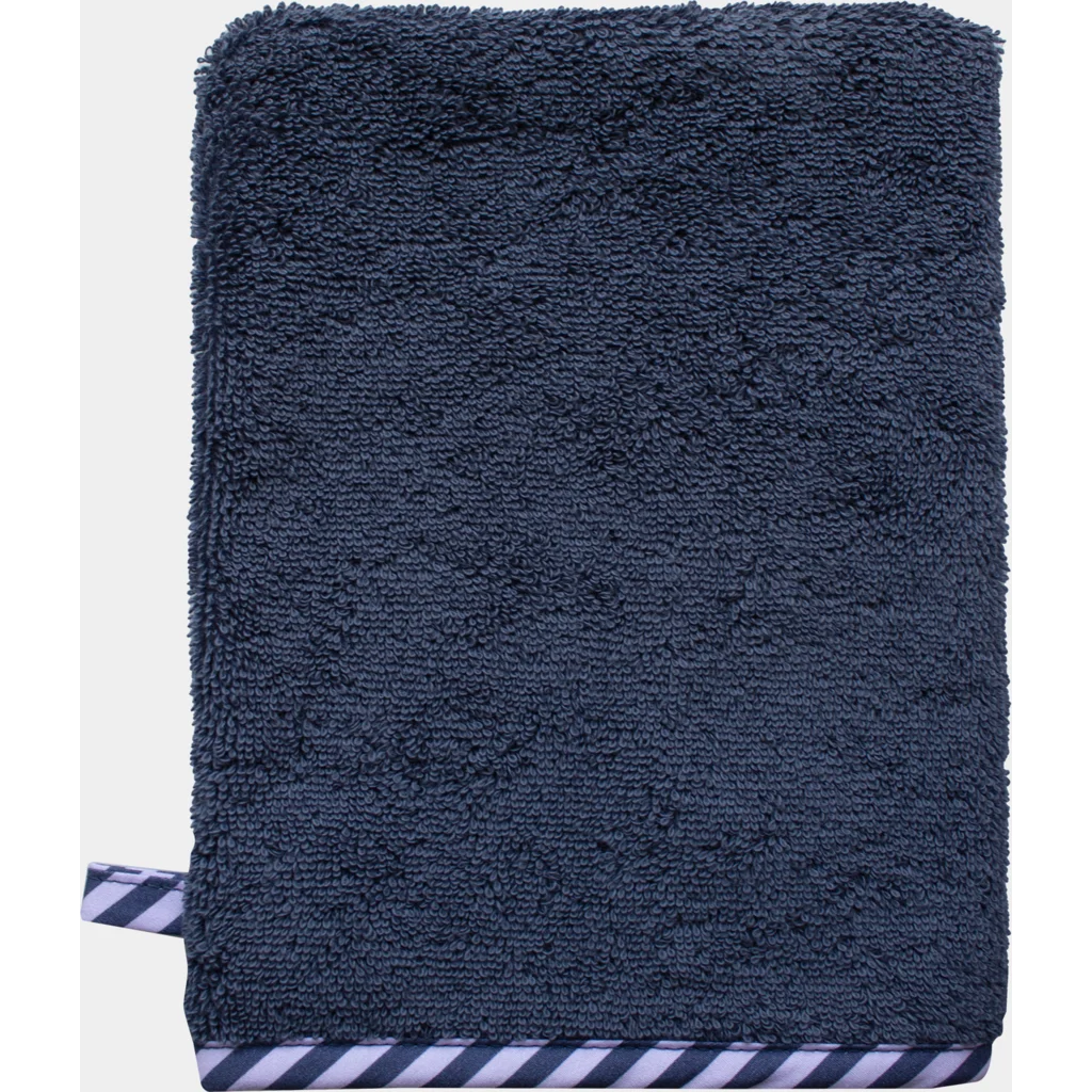 Frottier Baby-+Kinder-Waschhandschuh Einhorn in Dunkelblau Blau Muster Einhorn von KATHA covers Größe 16x21 cm