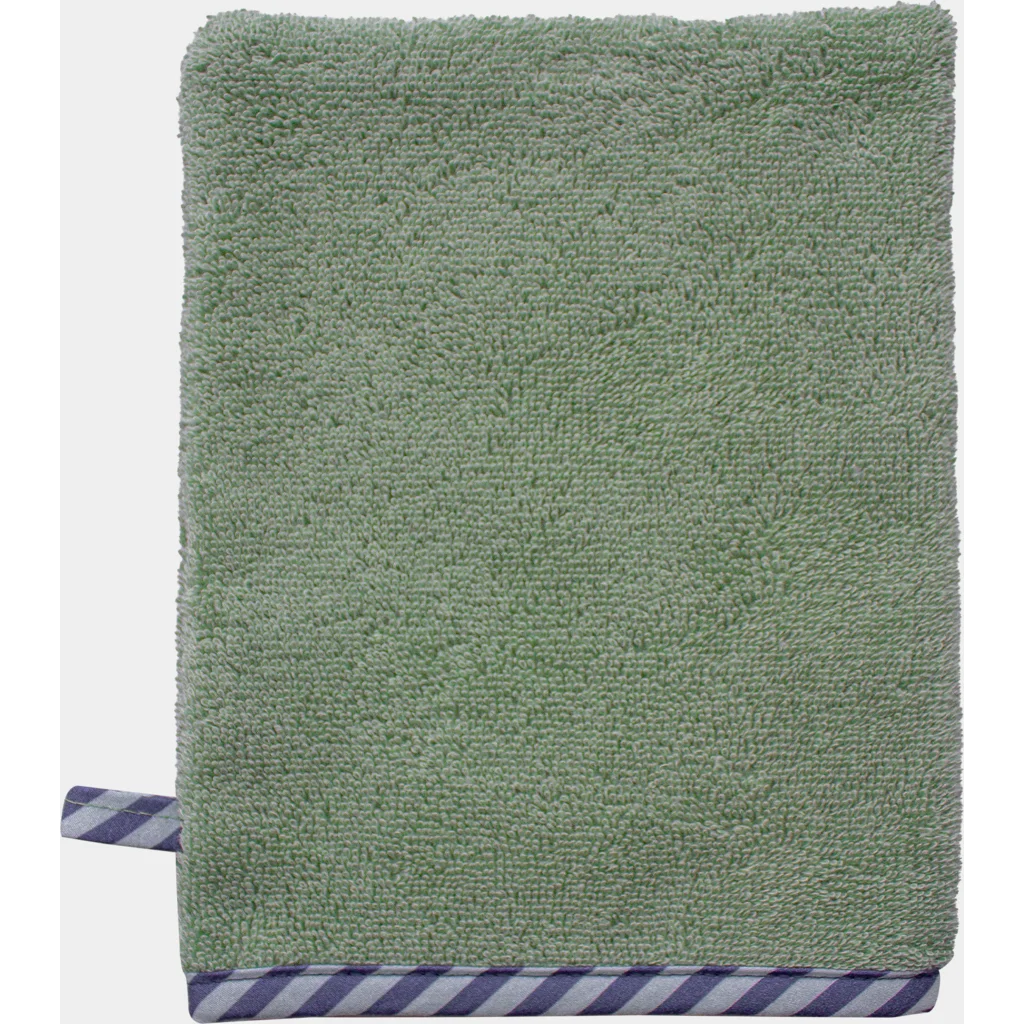 Frottier Baby-+Kinder-Waschhandschuh Rakete in Grün Muster Rakete von KATHA covers Größe 16x21 cm
