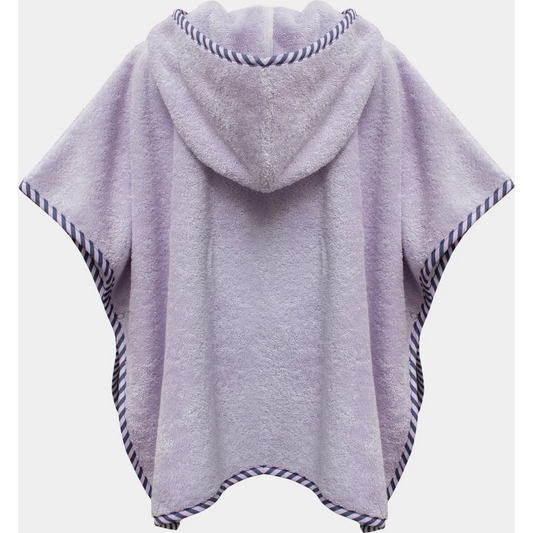 Frottier Kinder-Badeponcho Einhorn in Flieder Muster Einhorn von KATHA covers Größe 55x70 cm