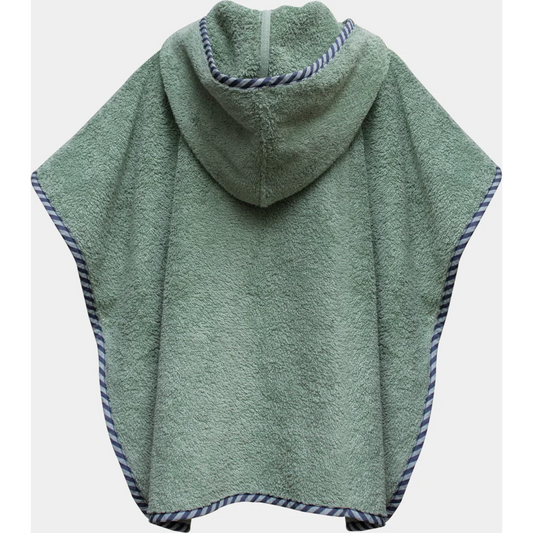 Frottier Kinder-Badeponcho Rakete in Grün Muster Rakete von KATHA covers Größe 55x70 cm