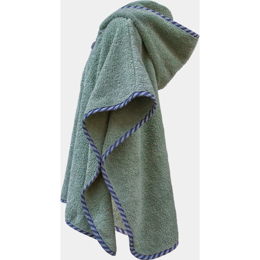 Frottier Kinder-Badeponcho Rakete in Grün Muster Rakete von KATHA covers Größe 55x70 cm
