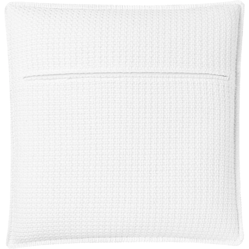 Kissenhülle in Feinstrick-Optik in Weiß von Cradle Studio Größe 50x50 cm