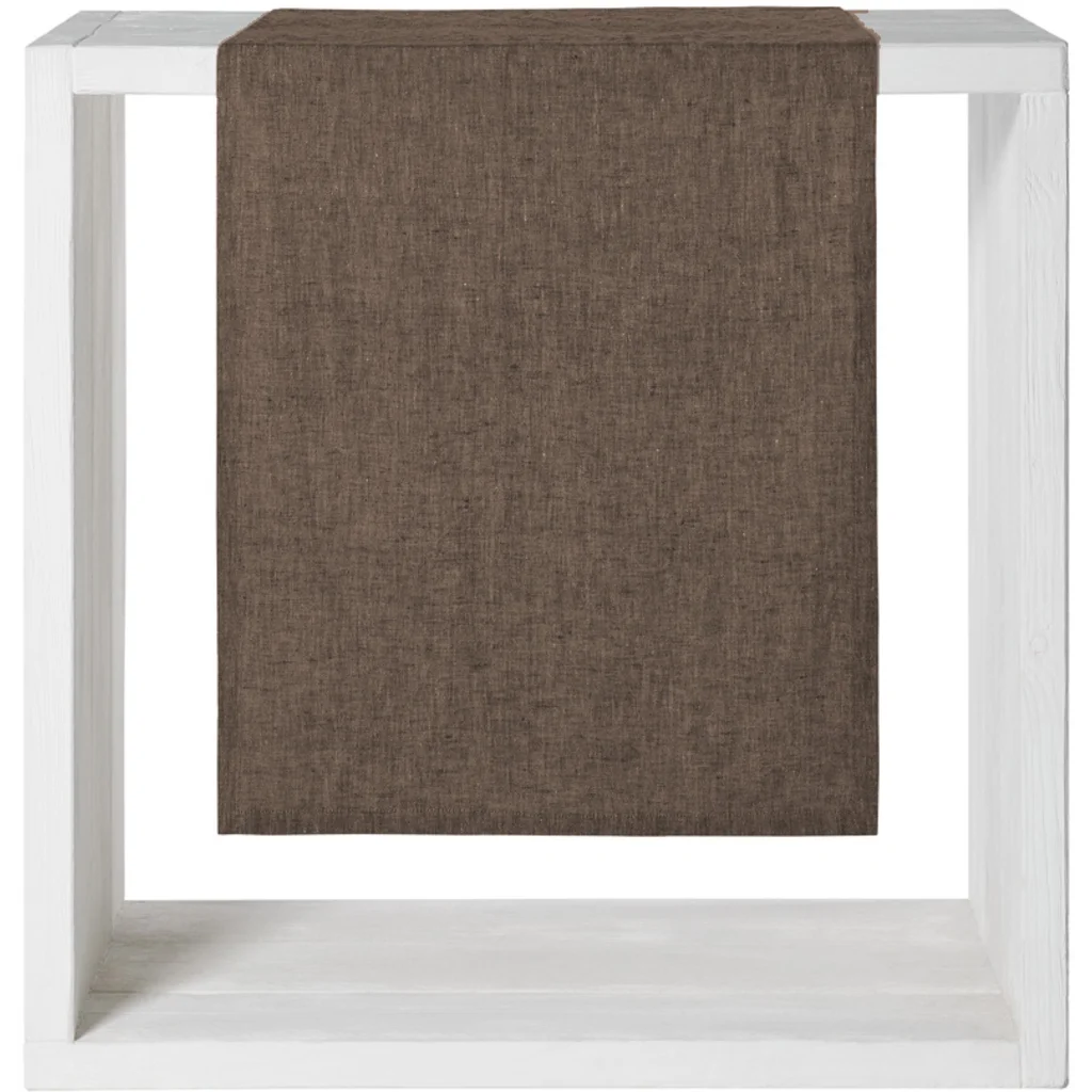 Leinen Tischdecke in Braun von Proflax Größe 140x170 cm