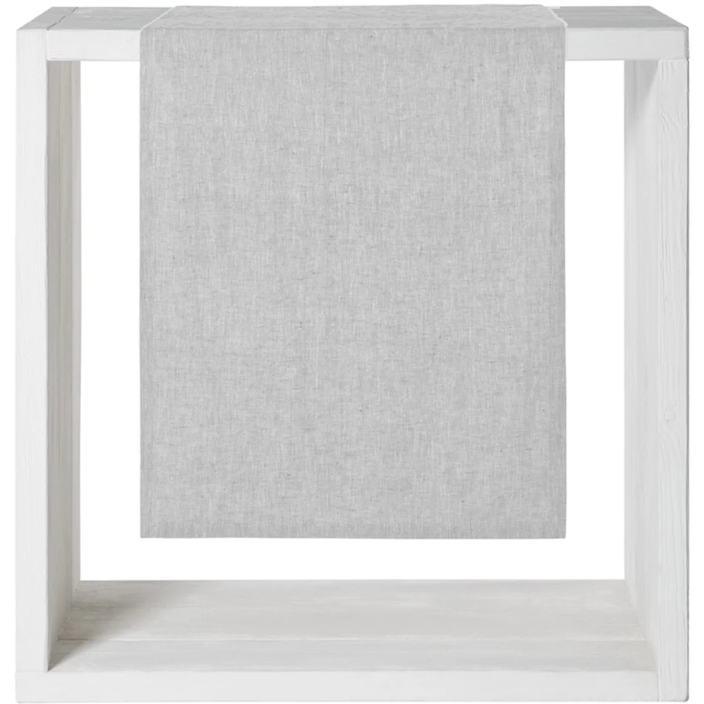 Leinen Tischdecke in Hellgrau Grau von Proflax Größe 140x170 cm