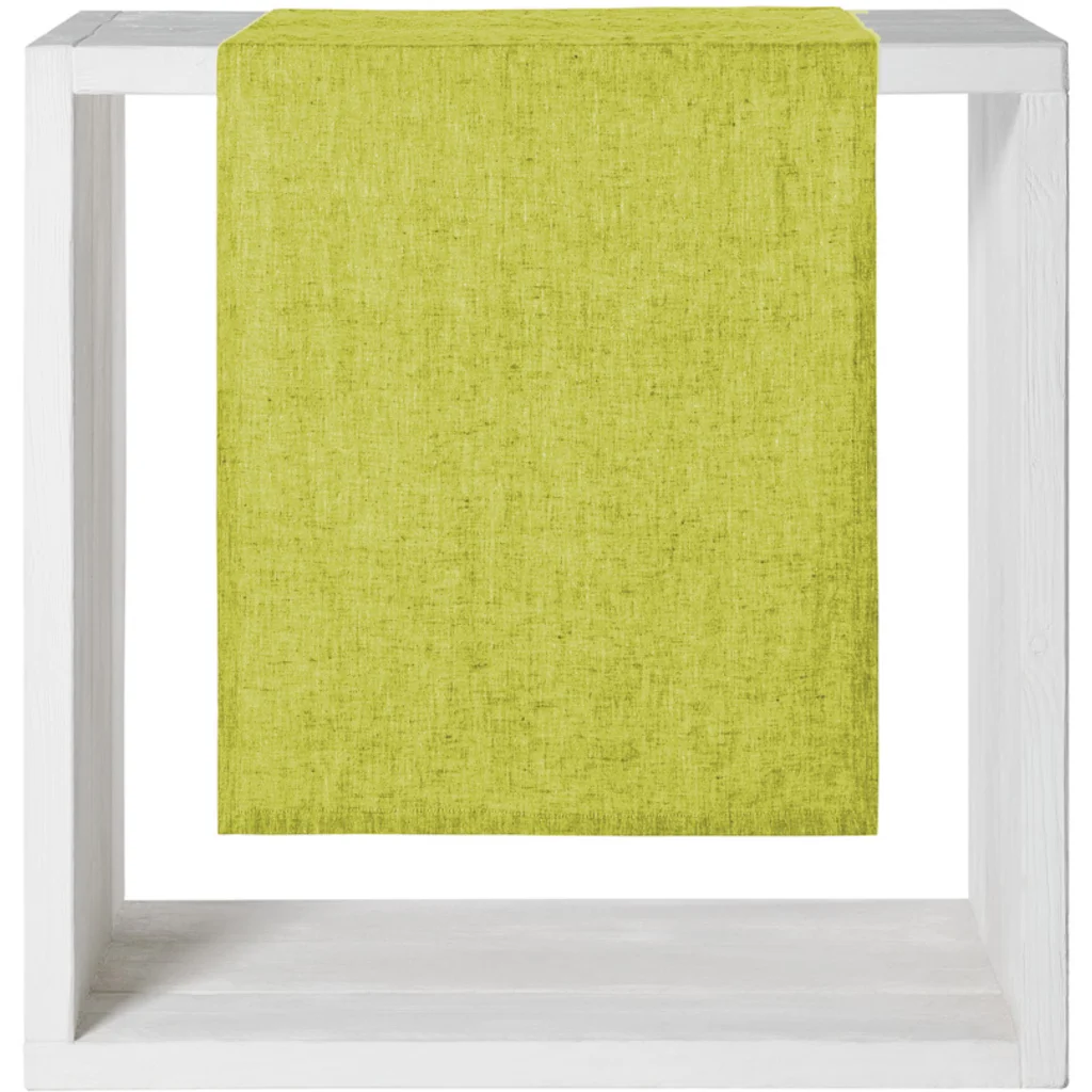 Leinen Tischdecke in Limette Gelb von Proflax Größe 150x250 cm