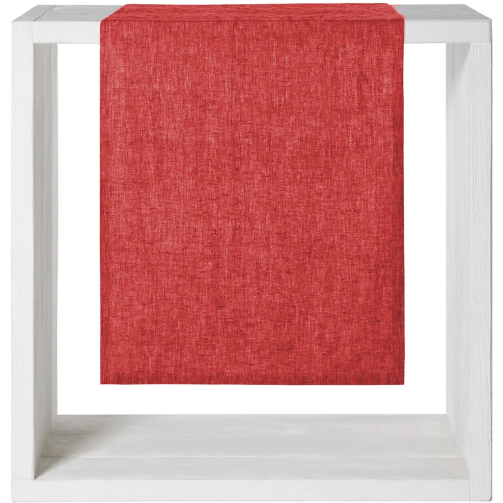 Leinen Tischdecke in Rost Rot von Proflax Größe 160x230 cm