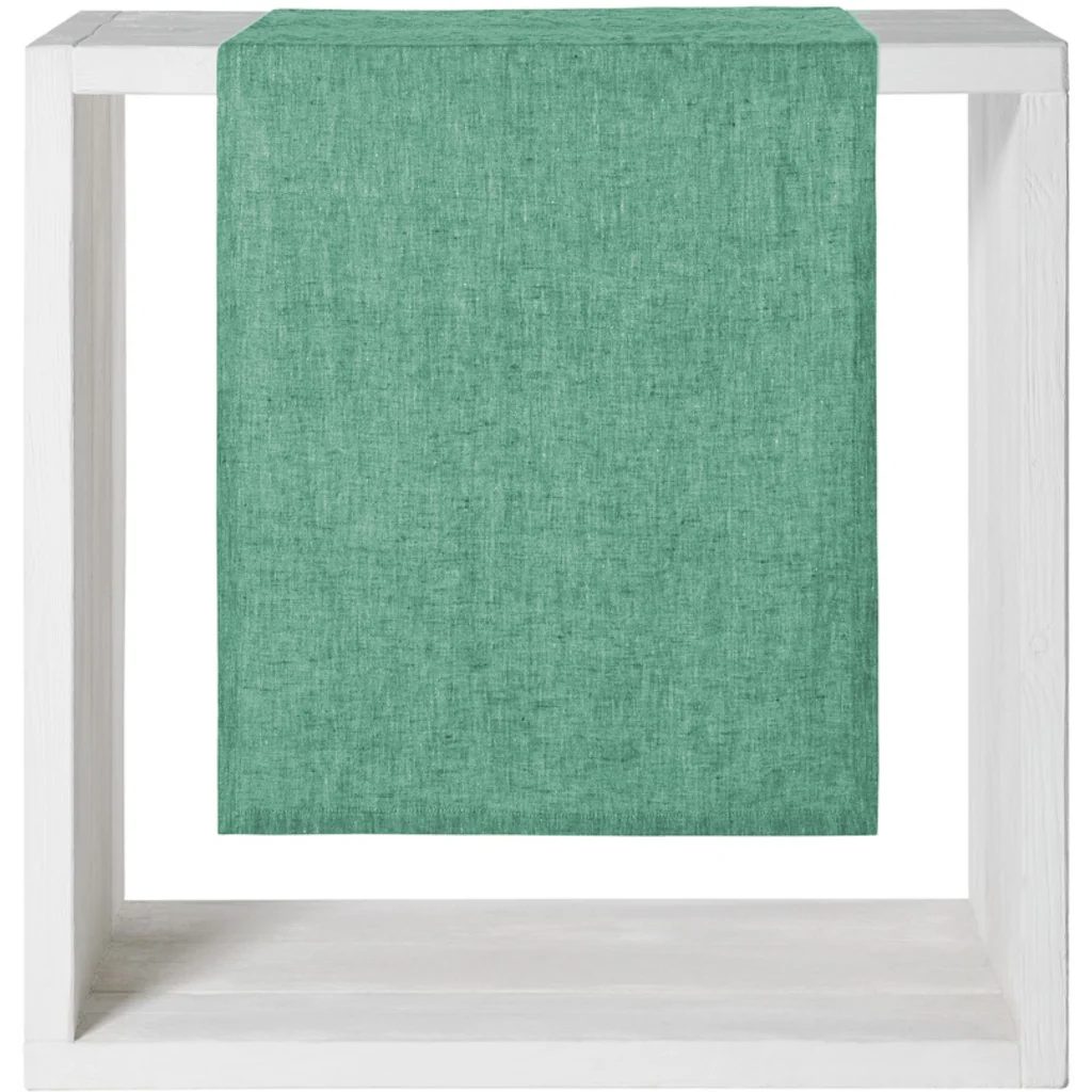 Leinen Tischdecke quadratisch in Mint von Proflax Größe 160x160 cm