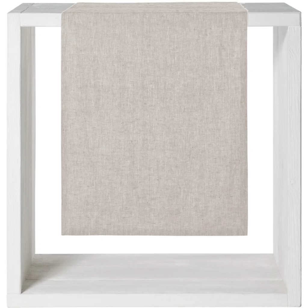 Leinen Tischläufer in Kiesel Beige von Proflax Größe 50x150 cm