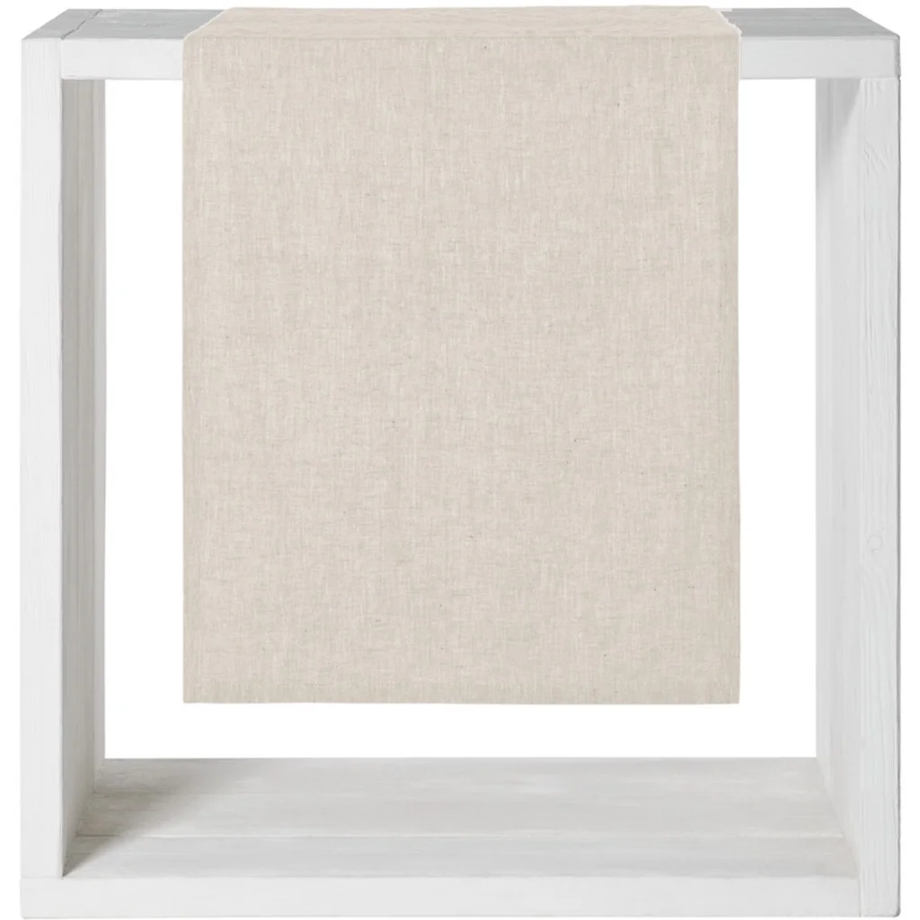 Leinen Tischläufer in Sand von Proflax Größe 50x150 cm