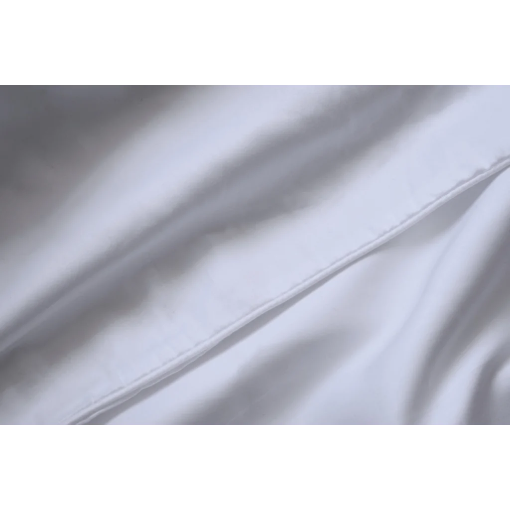 Mako-Satin Bettwäsche Kissenbezug in Weiß von Cradle Studio Größe 40x80 cm