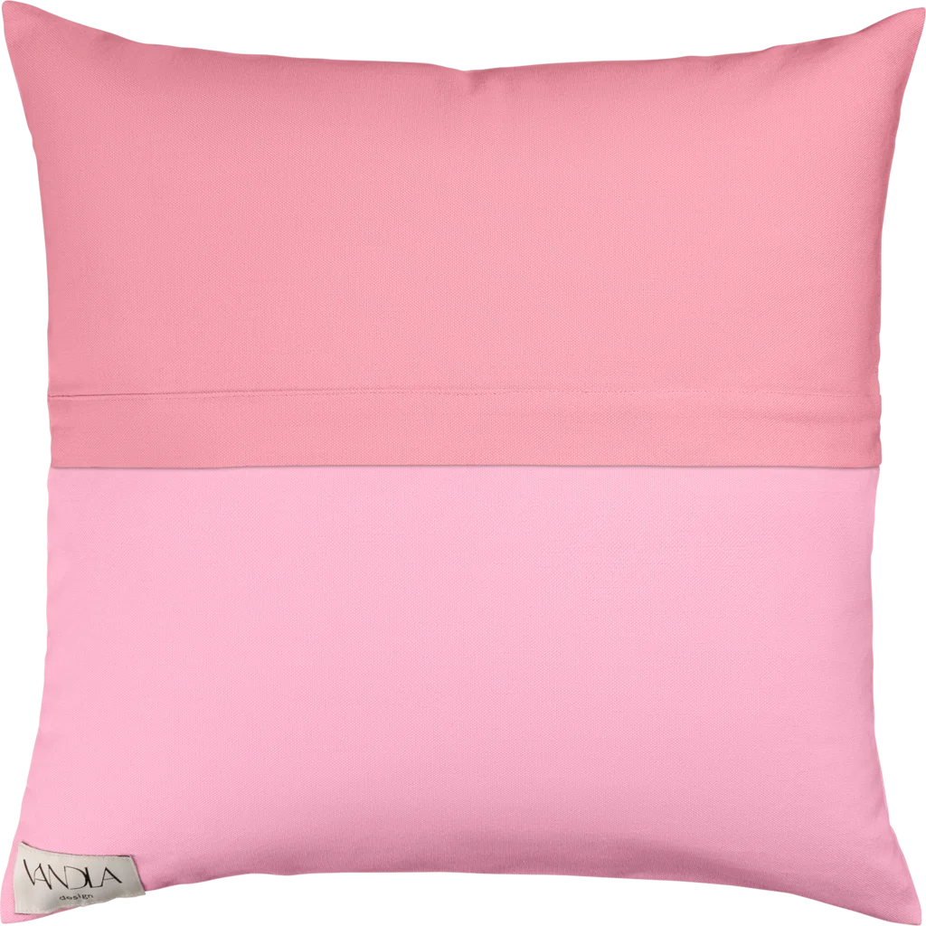 Modulare Kissenhülle Farbkombinationen mit Altrosa in Altrosa+Pink Rosa+Pink von Vandla design Größe 50x50 cm