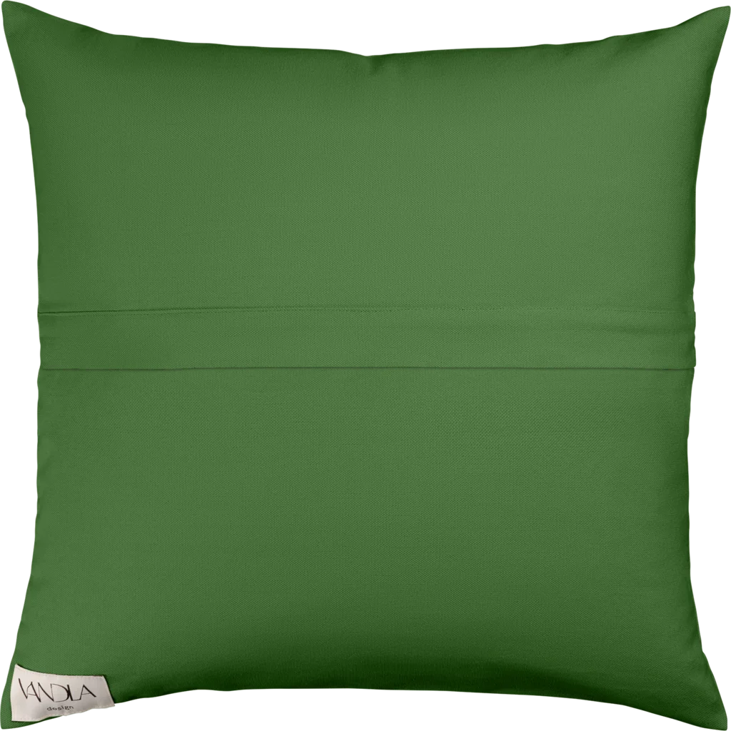 Modulare Kissenhülle Farbkombinationen mit Waldgrün in Waldgrün+Waldgrün Grün+Grün von Vandla design Größe 50x50 cm