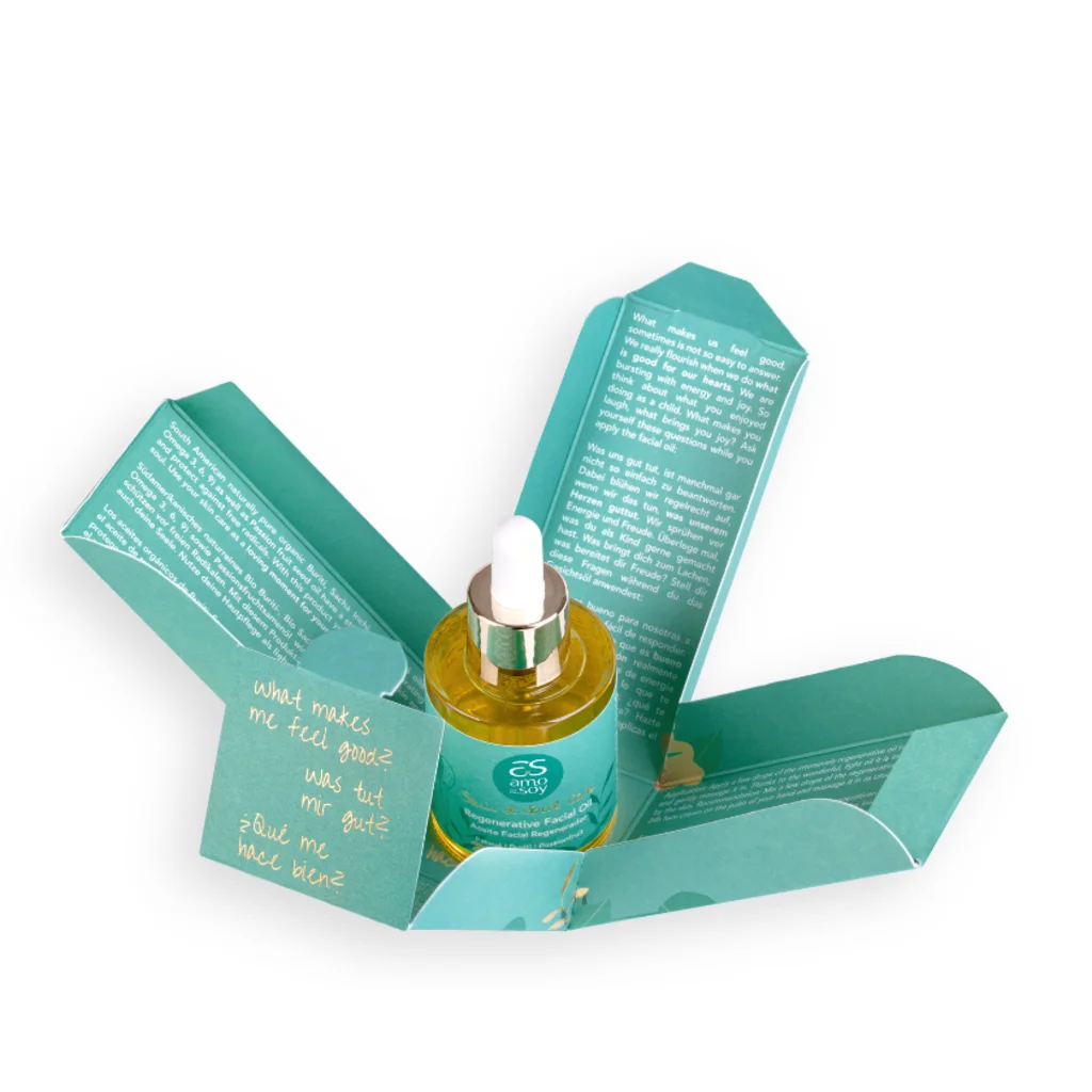 Regeneratives Gesichtsöl in Muster  von Amo Como Soy Größe 30 ml